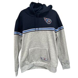 NFL Team Apparel Tennessee Titans Hoodie Pullover Sweatshirt‎ XL Navy Gray